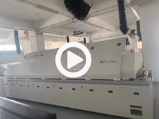 10 Zones Dual Rail Nitrogen Reflow Oven-KTR-1000D-N